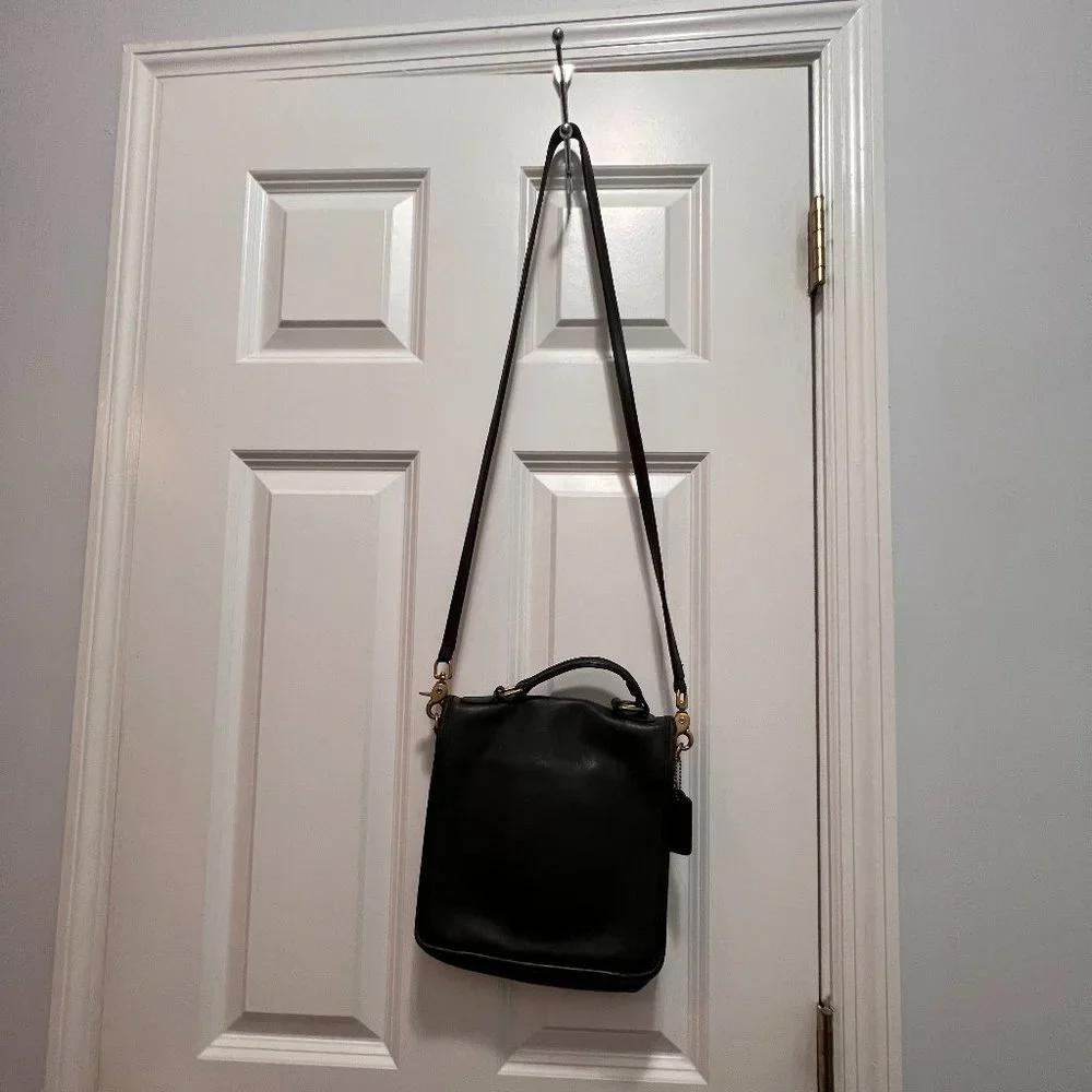 Coach black leatehr Willis bag 5180
